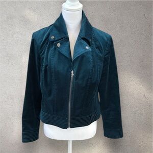 Chico’s Velveteen Moto Jacket